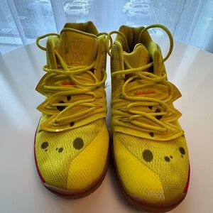 Nike Kyrie 5 SpongeBob SquarePants CN4501-700 Basketball Shoes- Youth 2Y Boys